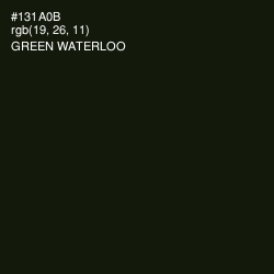 #131A0B - Green Waterloo Color Image